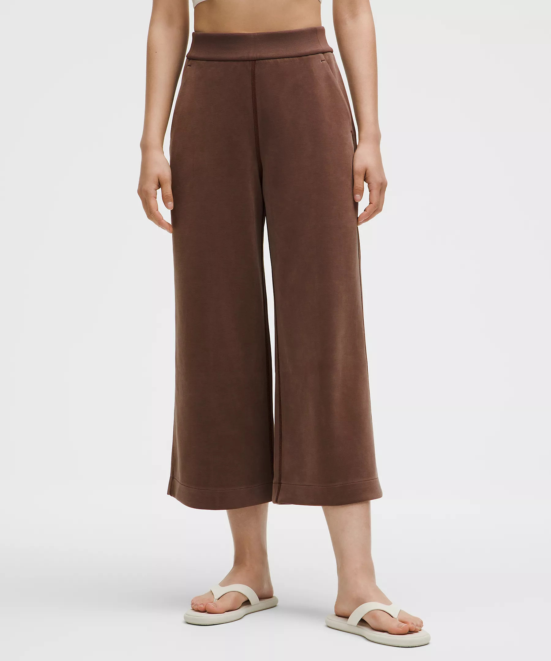 Softstreme High-Rise Wide-Leg Cropped Pant | lululemon (CA)