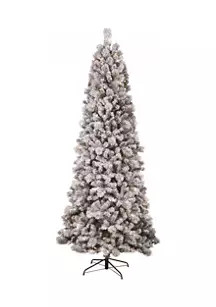 9' Pre Lit Flocked Christmas Tree | Belk