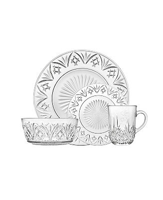 Godinger Dublin Crystal Dinnerware Set, 16 Piece, Service For 4 - Macy's | Macy's