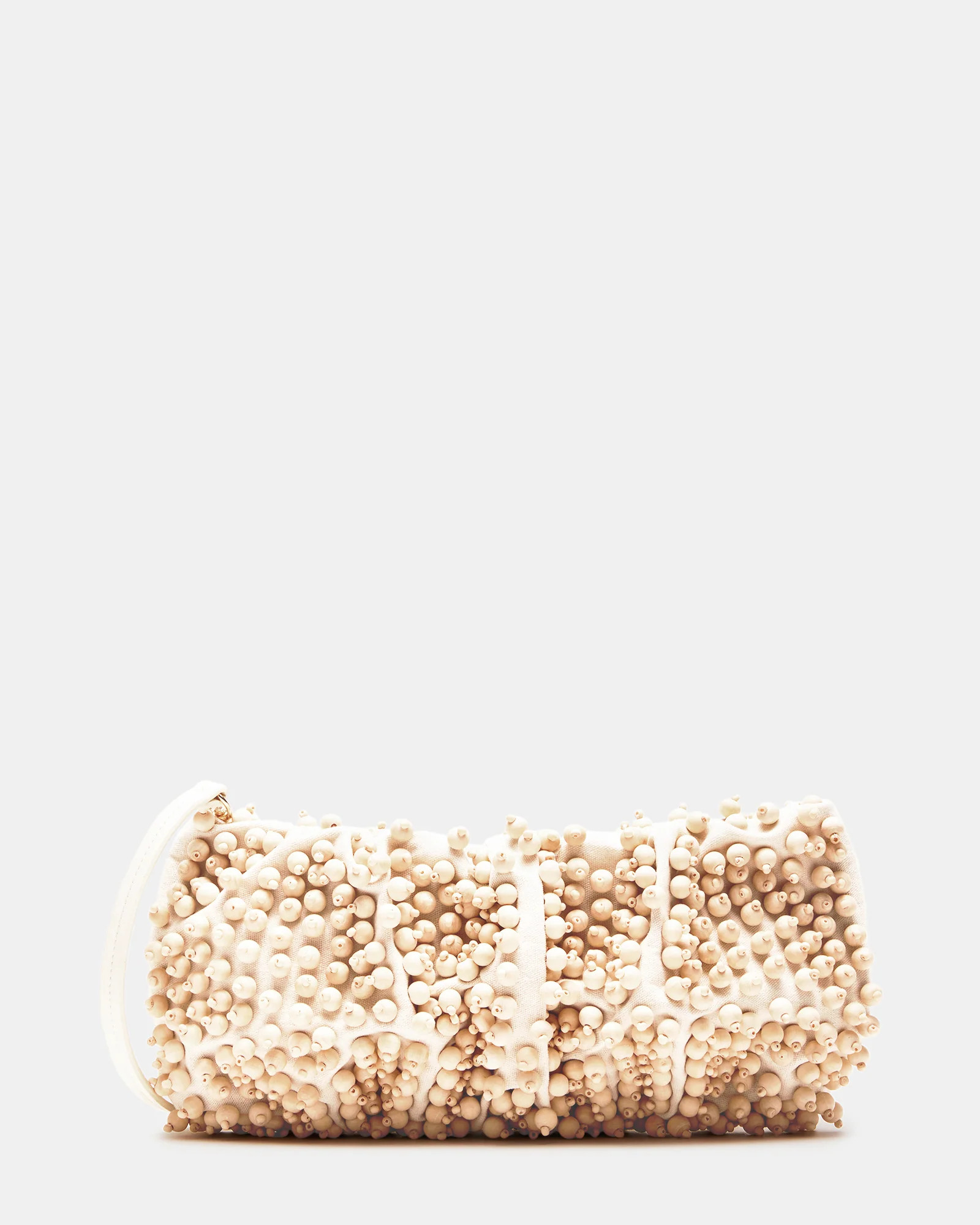 TIKI Natural Women's Beaded Clutch | Steve Madden (US)