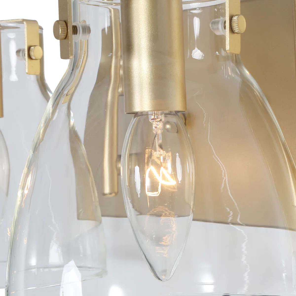 Beesley Dimmable Gold Vanity Light | Wayfair North America