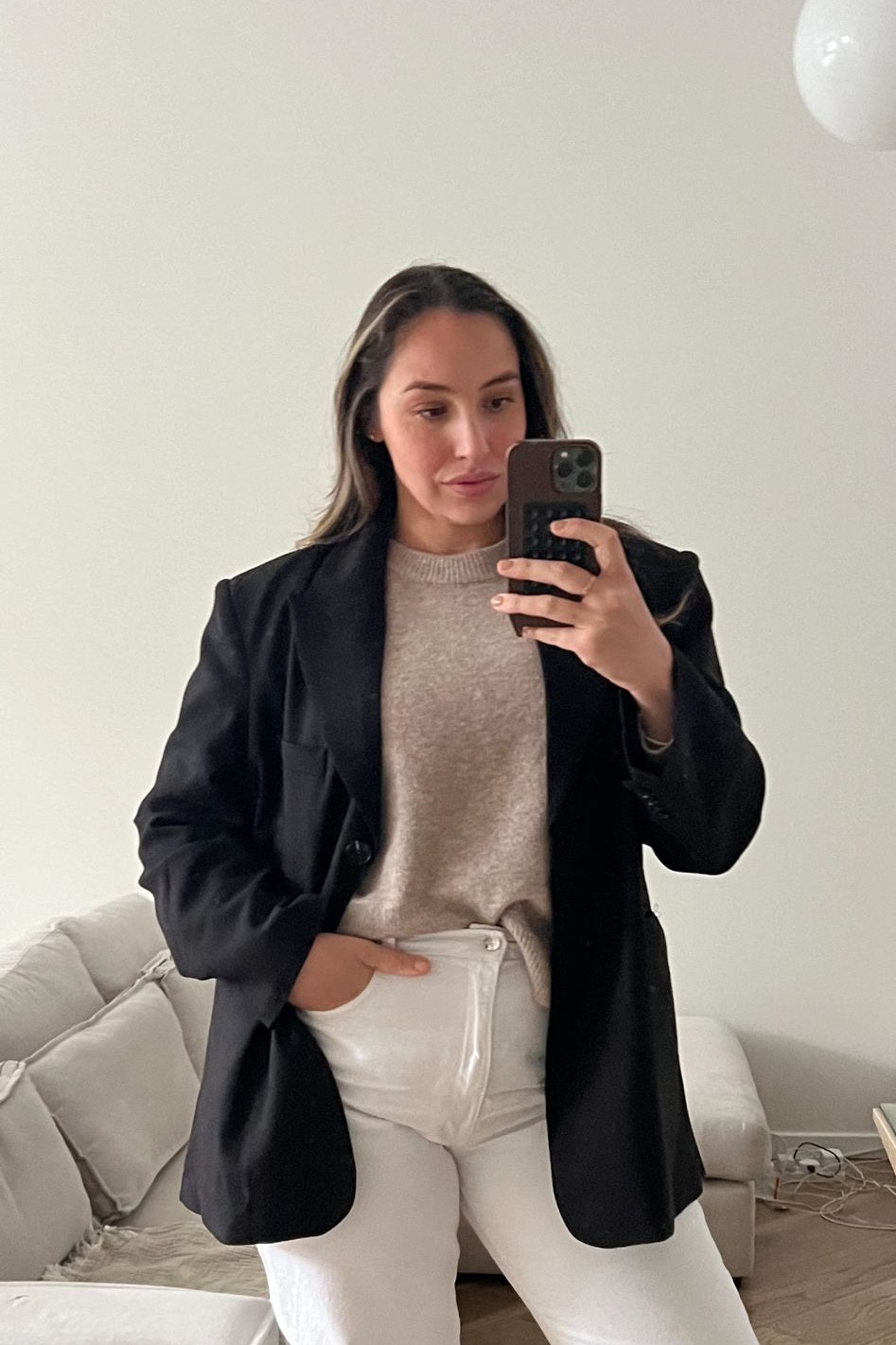Blazer- Dissh size 16

Jumper -New Look size L

Jeans - Frame size 32

#LTKmidsize #LTKSeasonal #LTKstyletip
