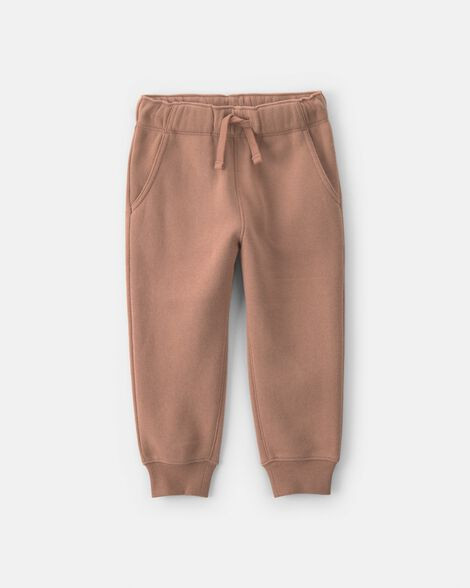 Toddler Boy Fleece Joggers - Brown | Carter's | Carter's Inc