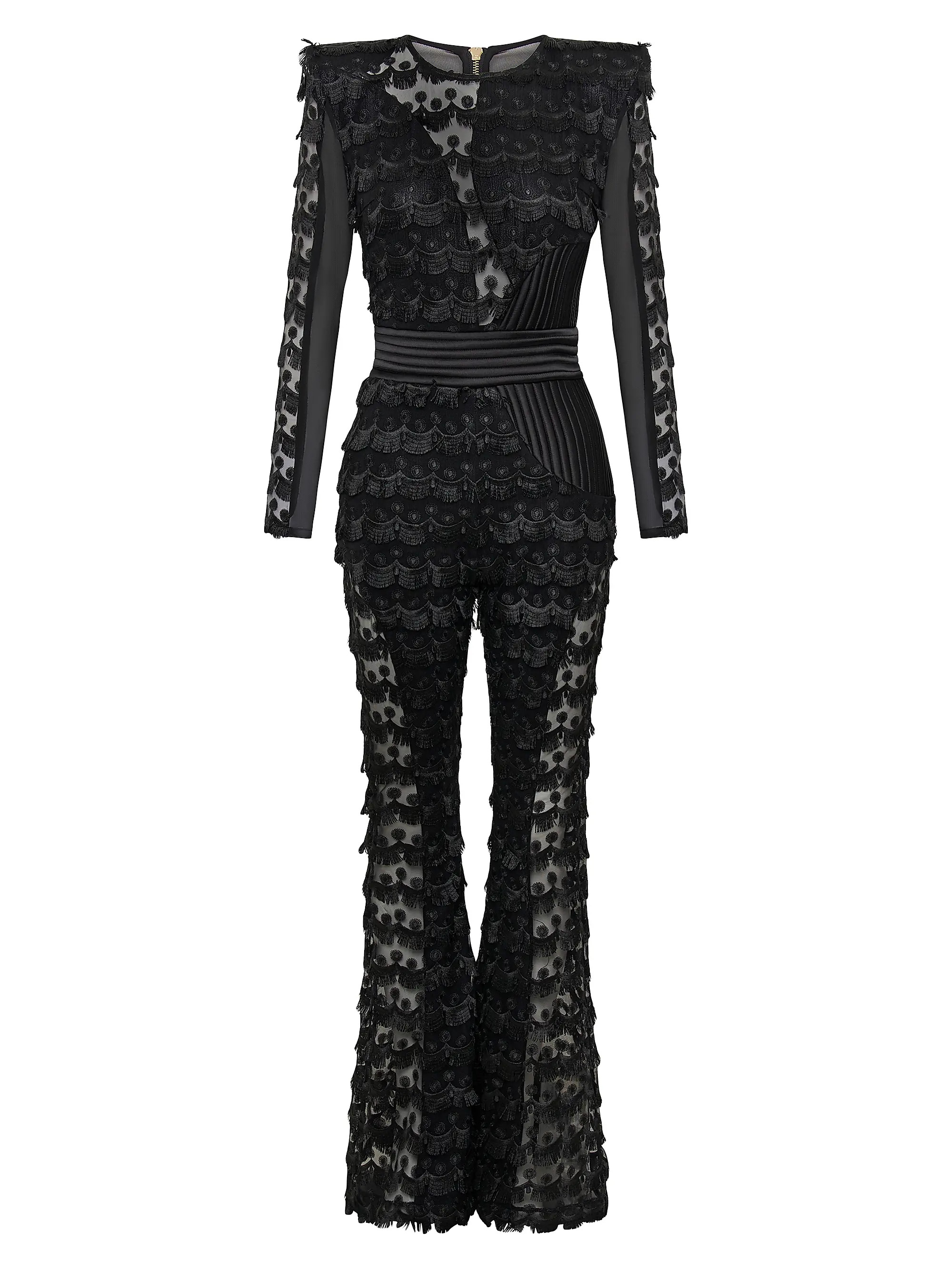 The Hustle Lace Flared Jumpsuit | Saks Fifth Avenue