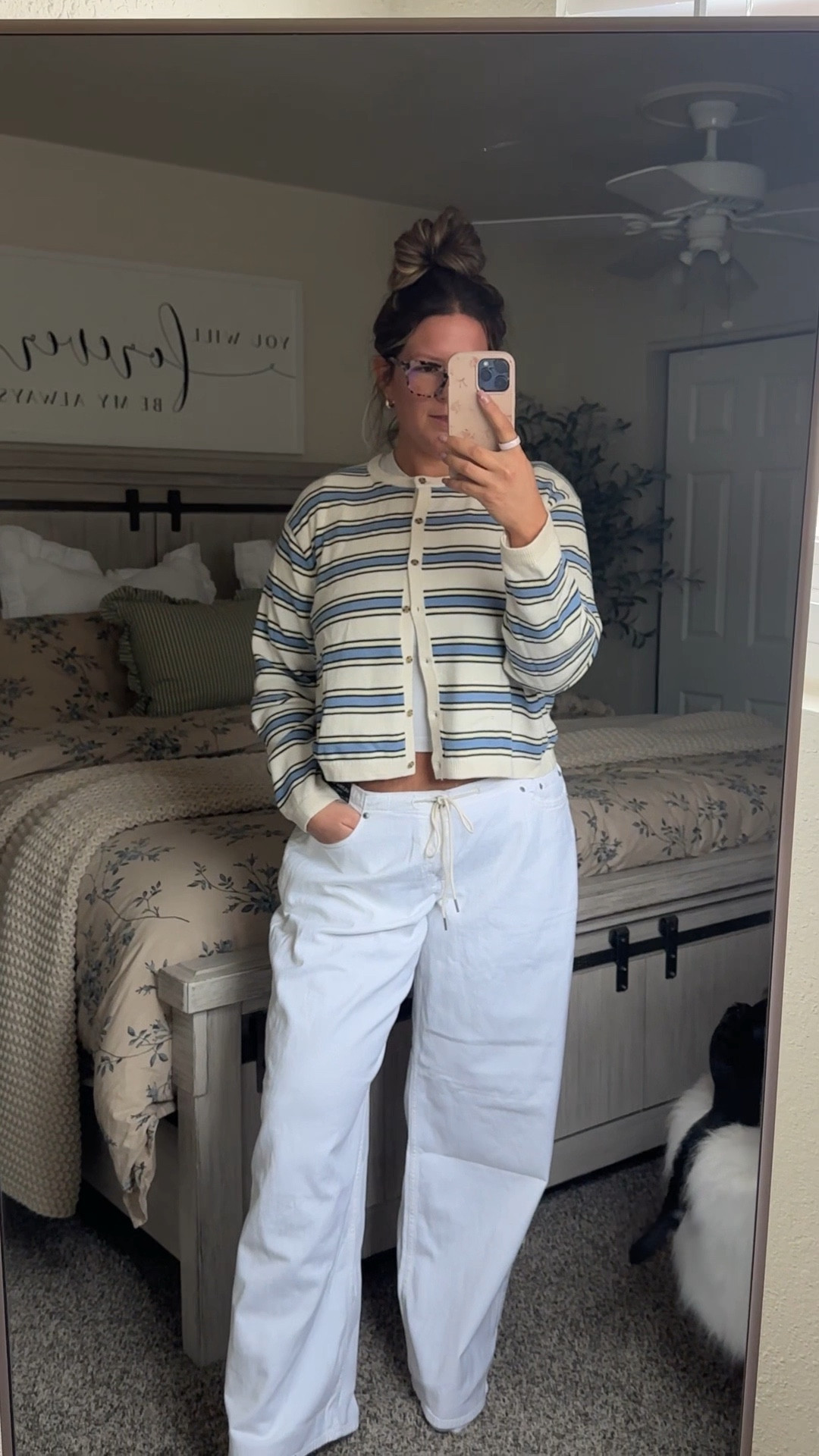 Dare I say I might’ve found a pair of low rise denim that I actually love!!? As a midsize apron belly girlie it’s so hard to find denim/jeans that don’t hug or accentuate my belly. Not sure whether to keep the curve love version or try the regular fit but these were too cute not to share! @abercrombie 

#LTKMidsize #LTKootd #LTKdayinmylife