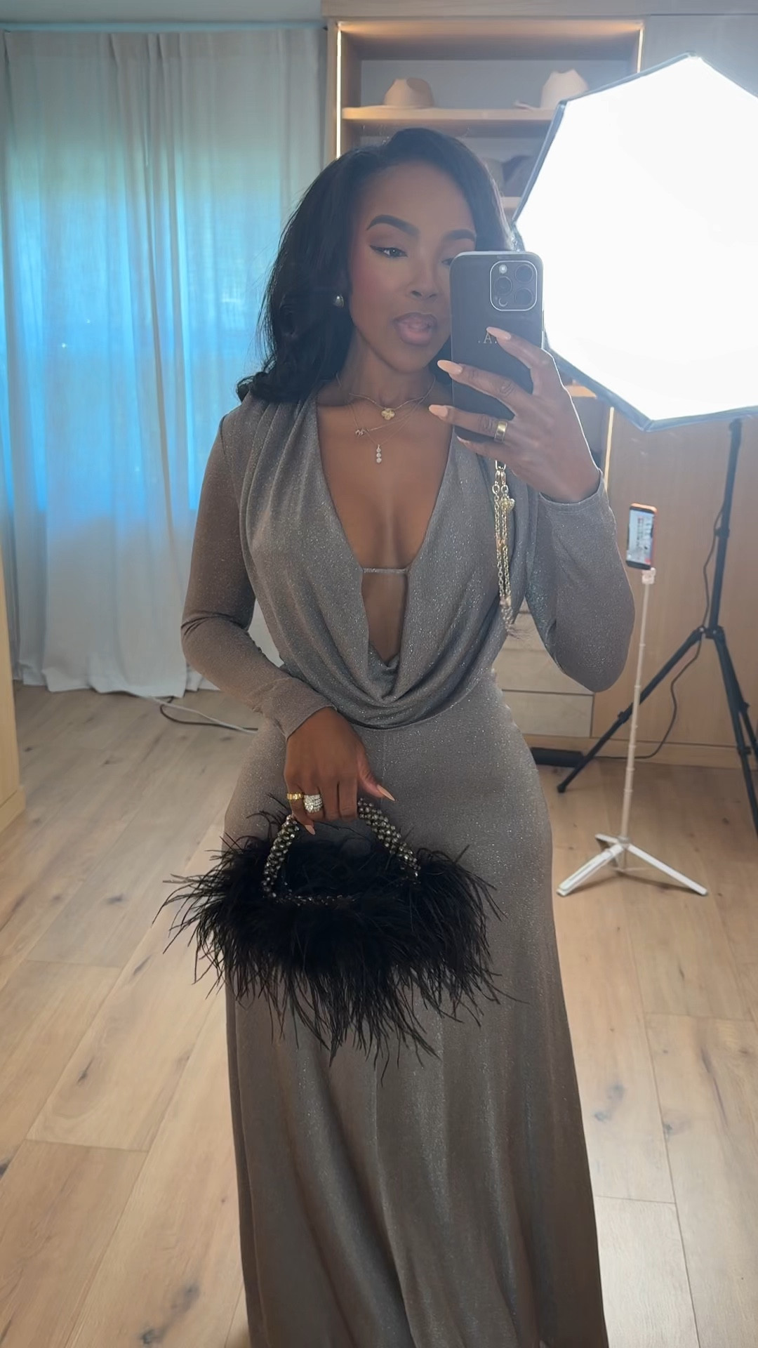 Scroll to shop ✨  

An elegant, draped maxi dress with a subtle shimmer that catches the light beautifully.

#LTKvlog #LTKgrwm #LTKootd