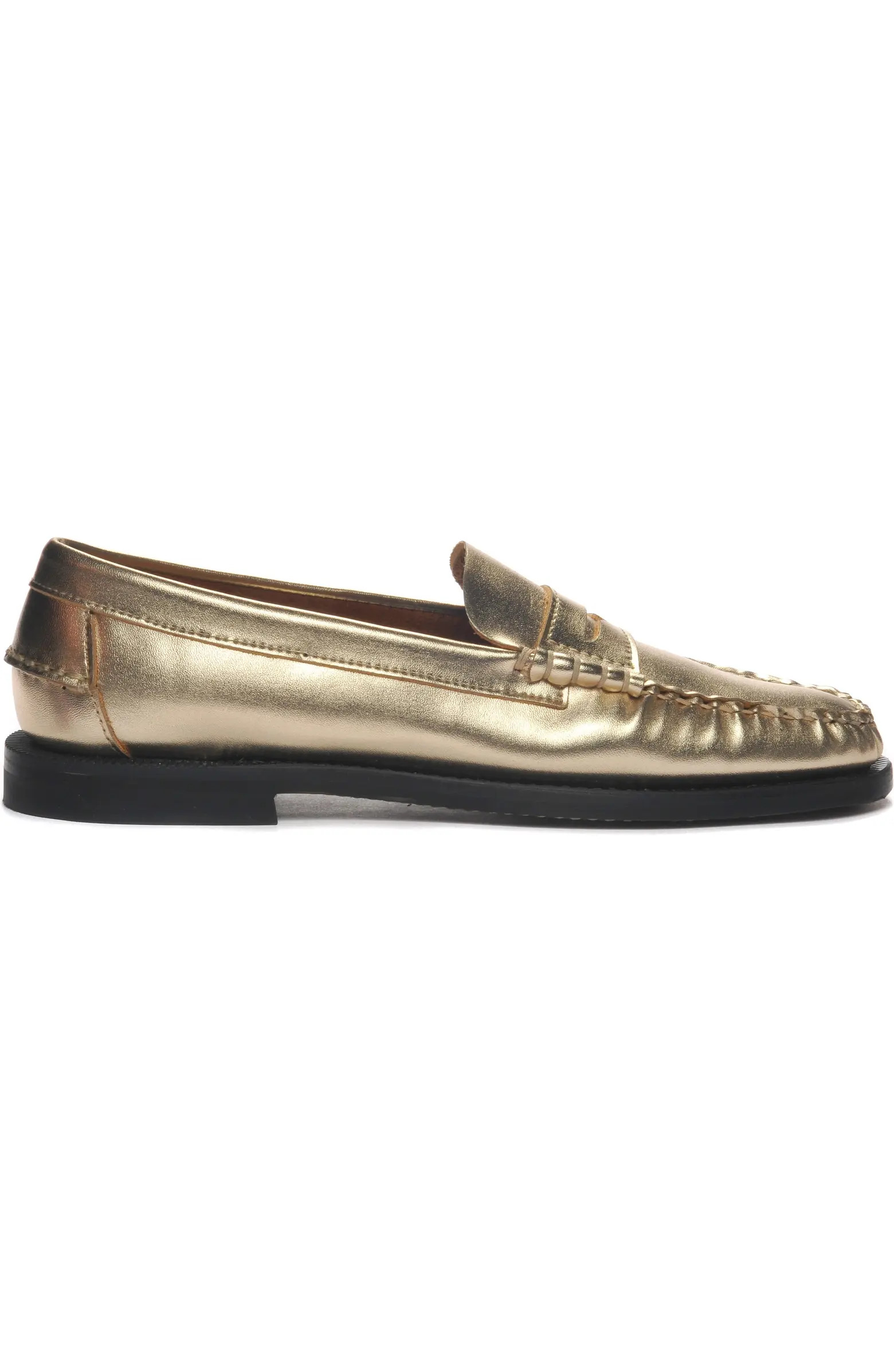 Sebago Dan Metallic Penny Loafers | Nordstrom | Nordstrom