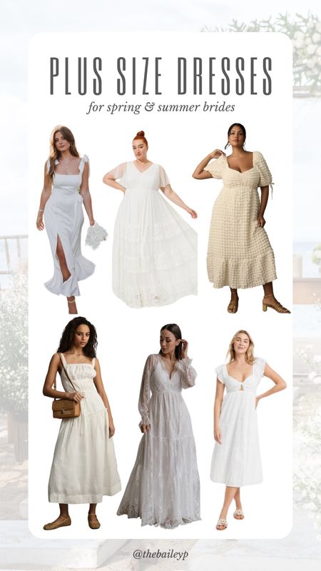 Got a request for a round up of plus-friendly, beachy dresses for brides & couldn’t wait to share with y’all! 🥰

#LTKwedding #LTKplussize #LTKSeasonal