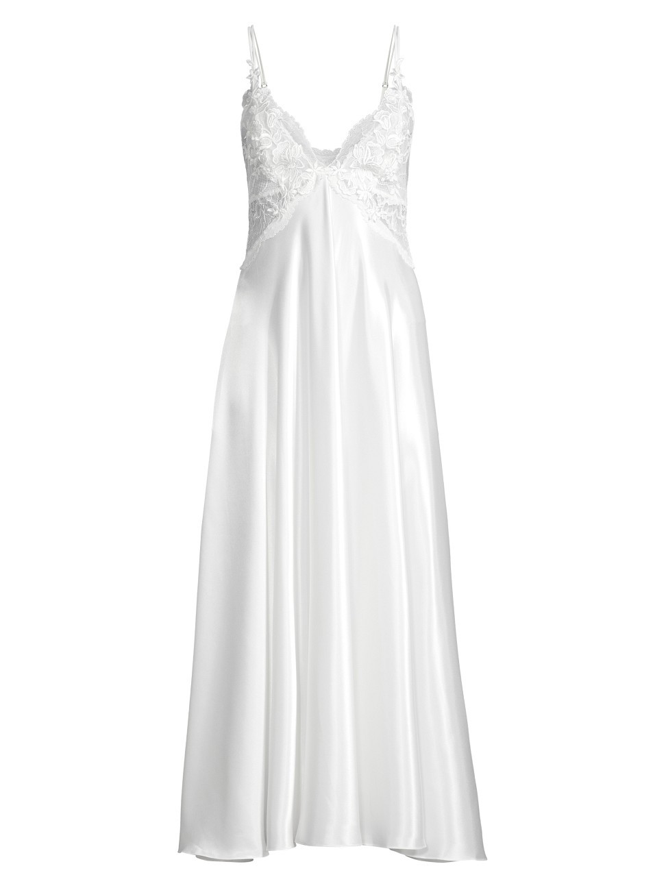 Women's Collette Lace Slip Gown - Ivory - Size XS - Ivory - Size XS | Saks Fifth Avenue