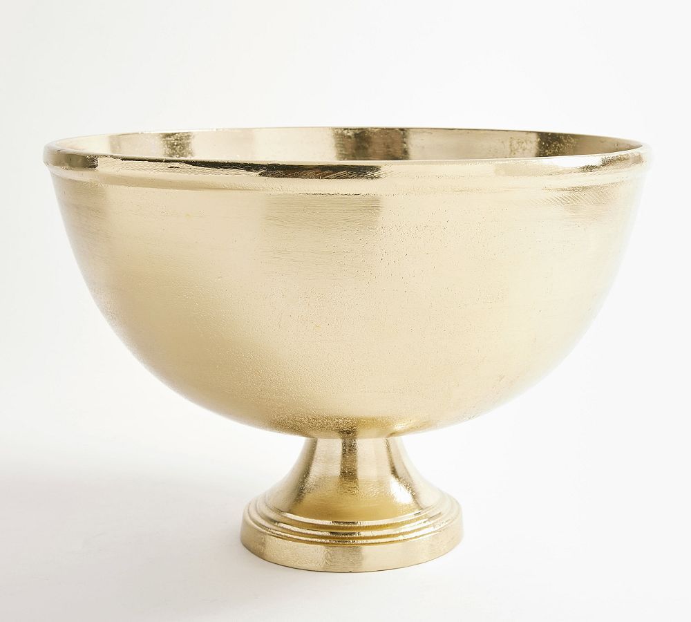 Rustic Metal Handcrafted Footed Champagne Bucket | Pottery Barn (US)