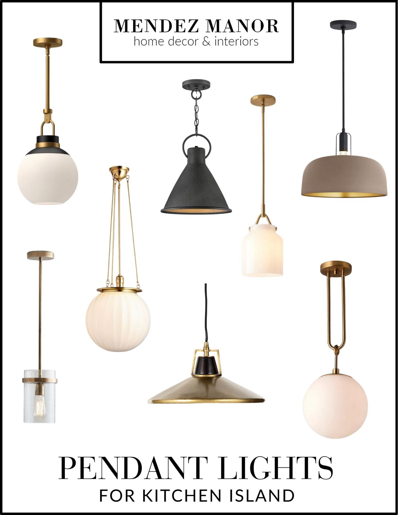 Just a few of my favorite pendant lights that work really well over a kitchen island. 👍🏻

#lighting #kitchendecor #pendantlight

#LTKStyleTip #LTKHome