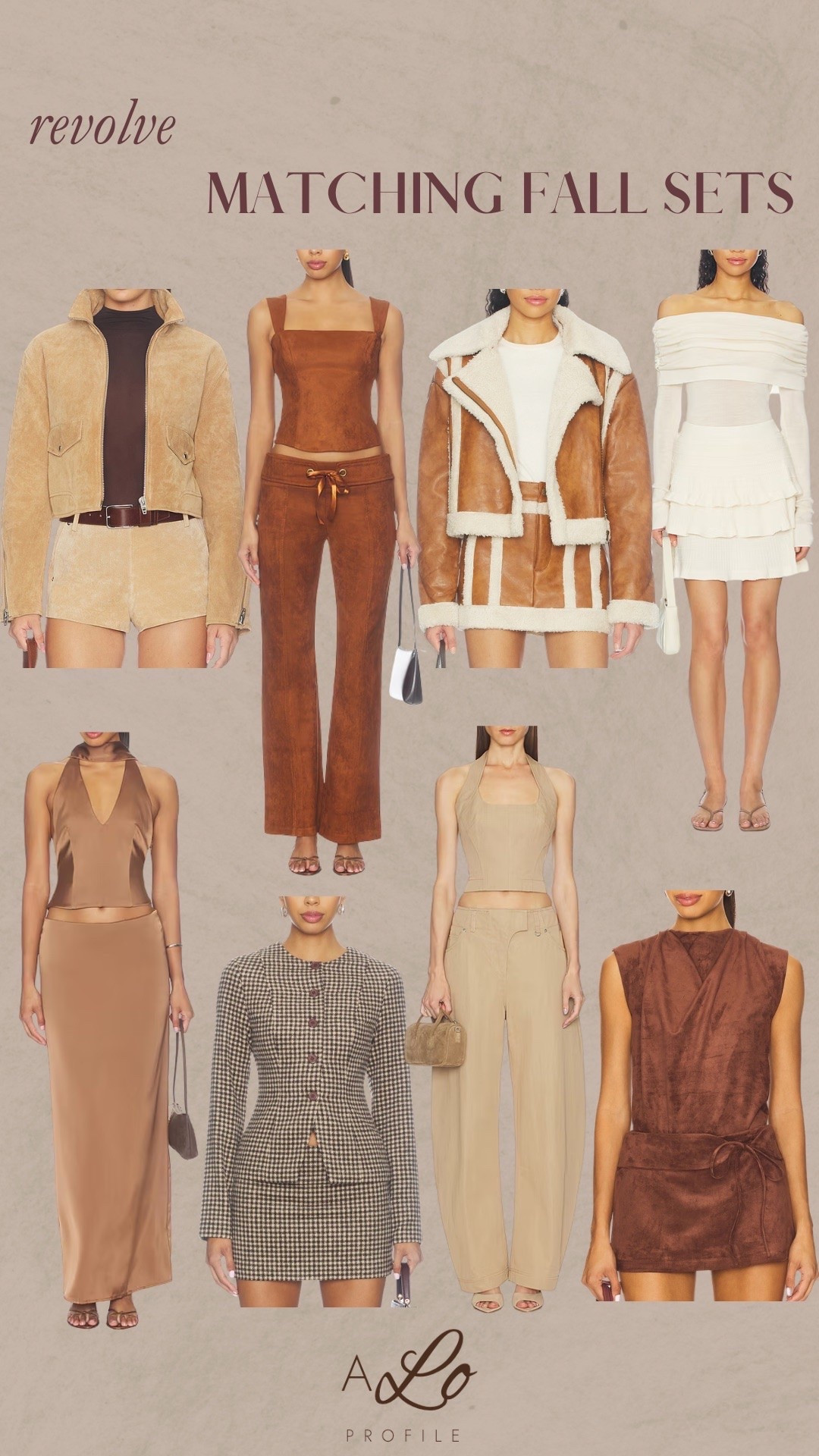 Matching Sets for Fall via Revolve // fall outfit, fall fashion, fall style, fall transition, transitional fall outfit, fall collection, fall outfit ideas, fall inspo, fall wardrobe, outfits for fall