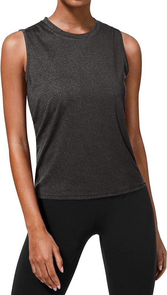 Roadbox Women's Workout Sleeveless Shirts Running Tank Tops Athletic Yoga Tops | Amazon (US)