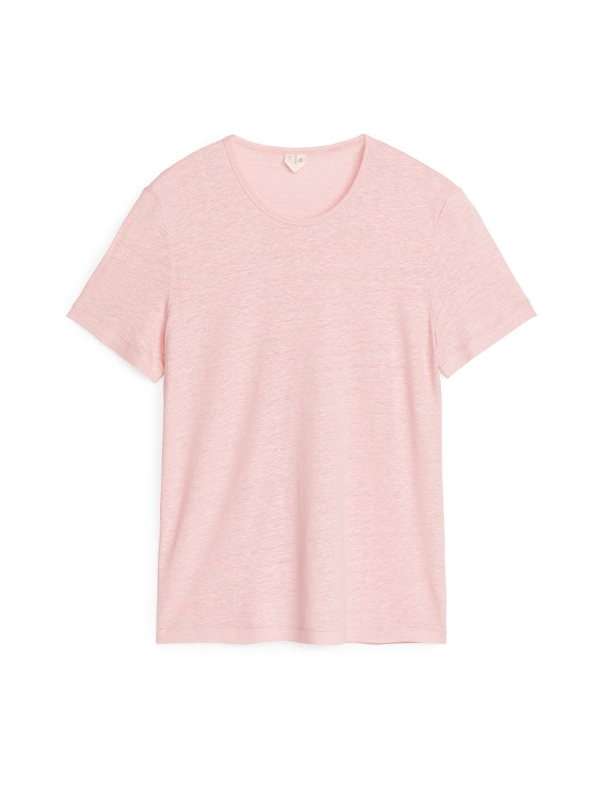 Linen-Blend T-Shirt | ARKET (US&UK)