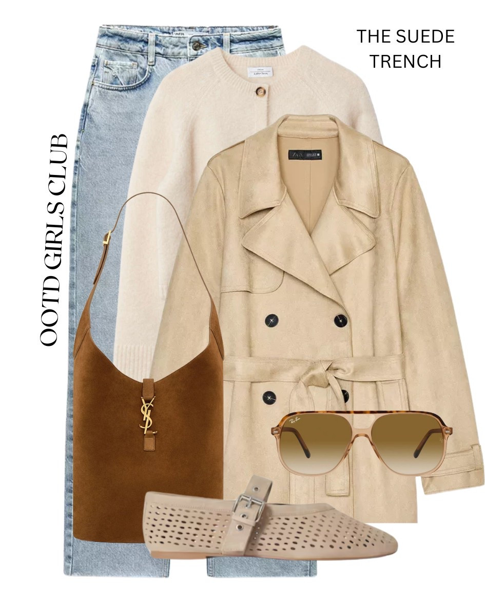 Suede trench trending 

#LTKspring #LTKmodest #LTKstyletip