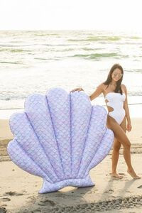 Glittered Seashell Swim Pool Float | Forever 21 (US)