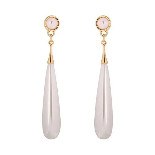 Wrenonia - Faux Pearl Alloy Drop Earring | YesStyle Global