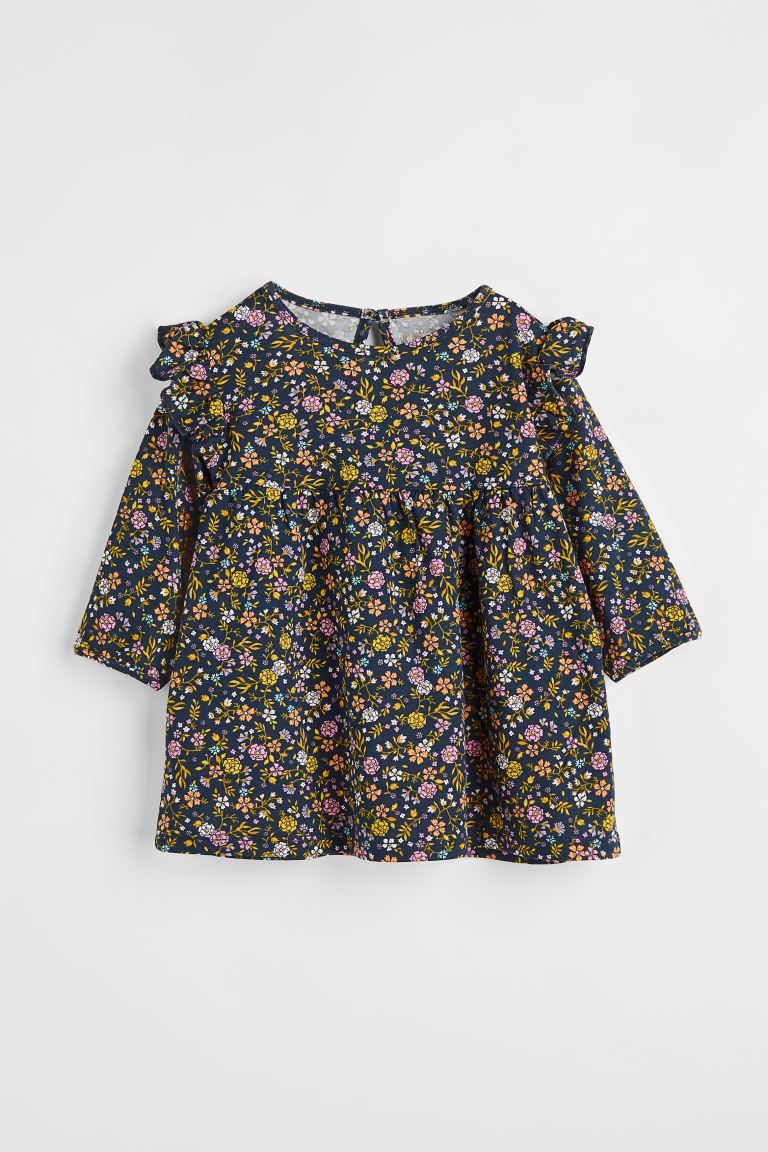 Patterned Ruffled Dress | H&M (US)