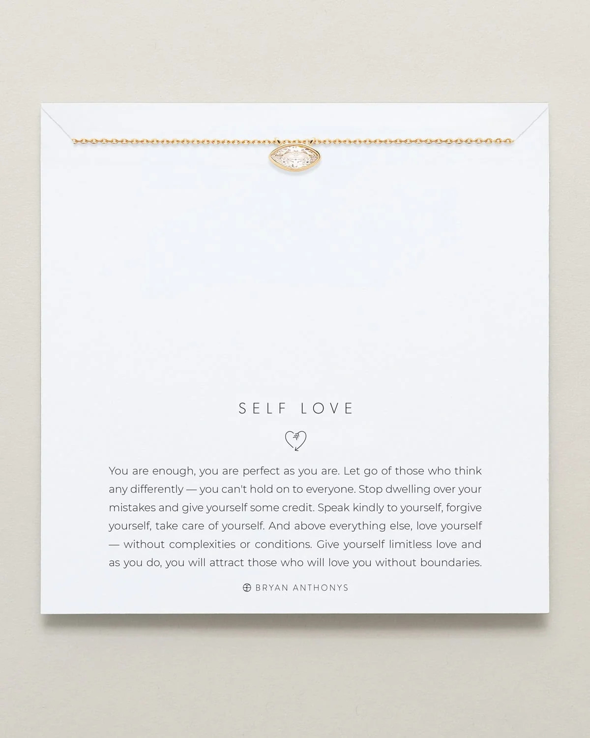 Self Love Marquise Necklace | Bryan Anthonys