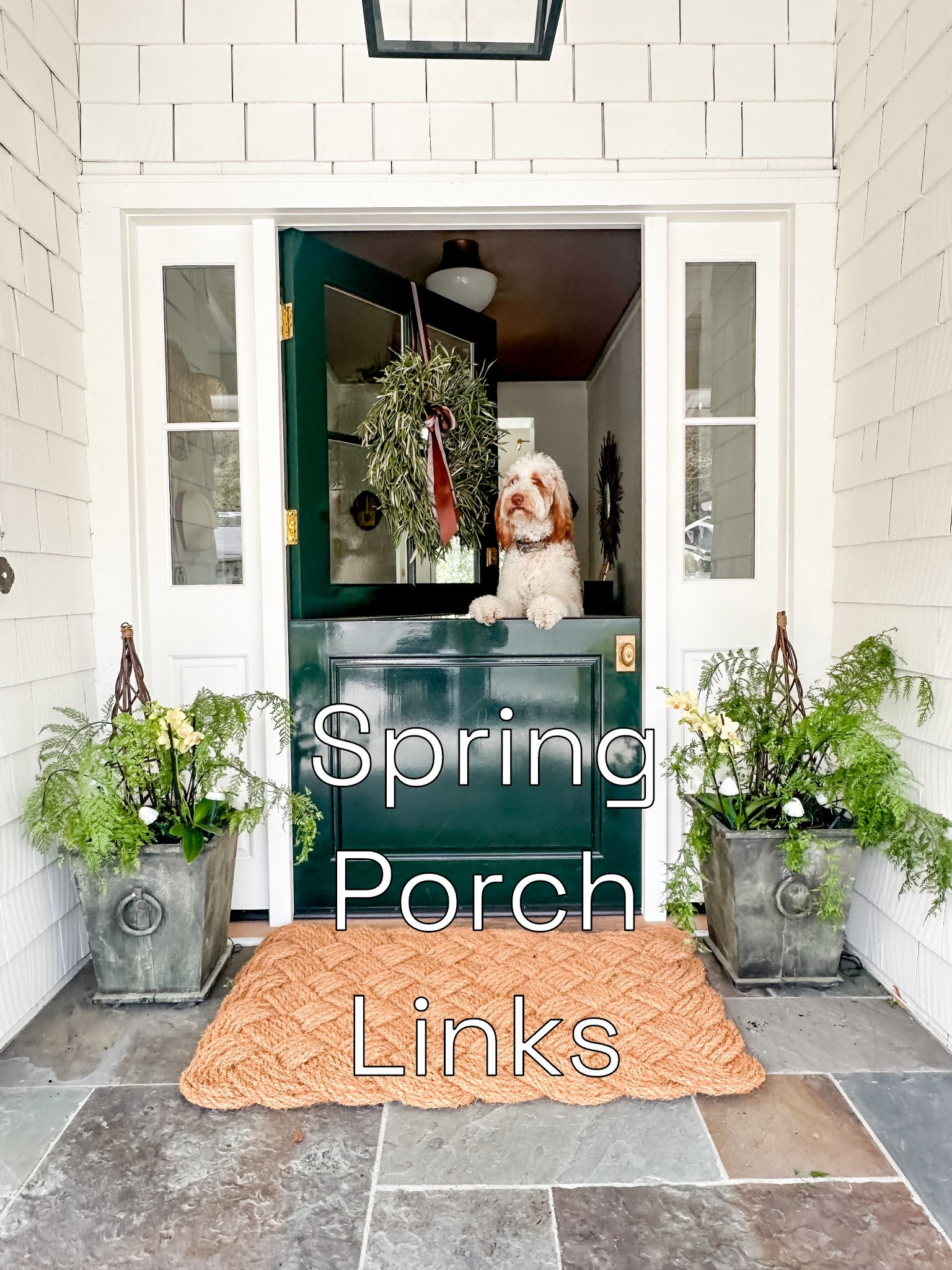 Everything you need to make your porch feel inviting and pretty for spring. 
@shopterrain 