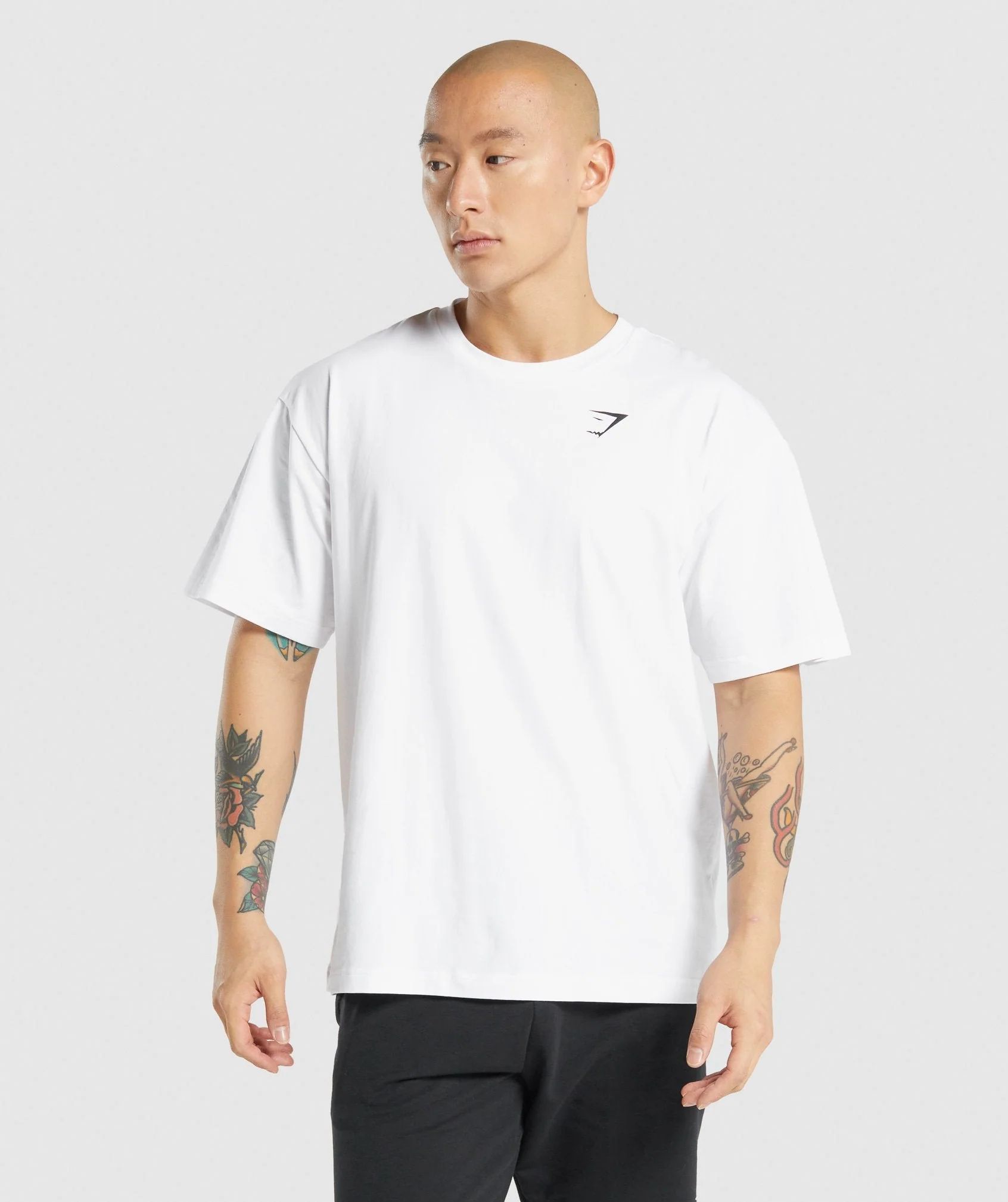 Gymshark Essential Oversized T-Shirt - White | Gymshark US