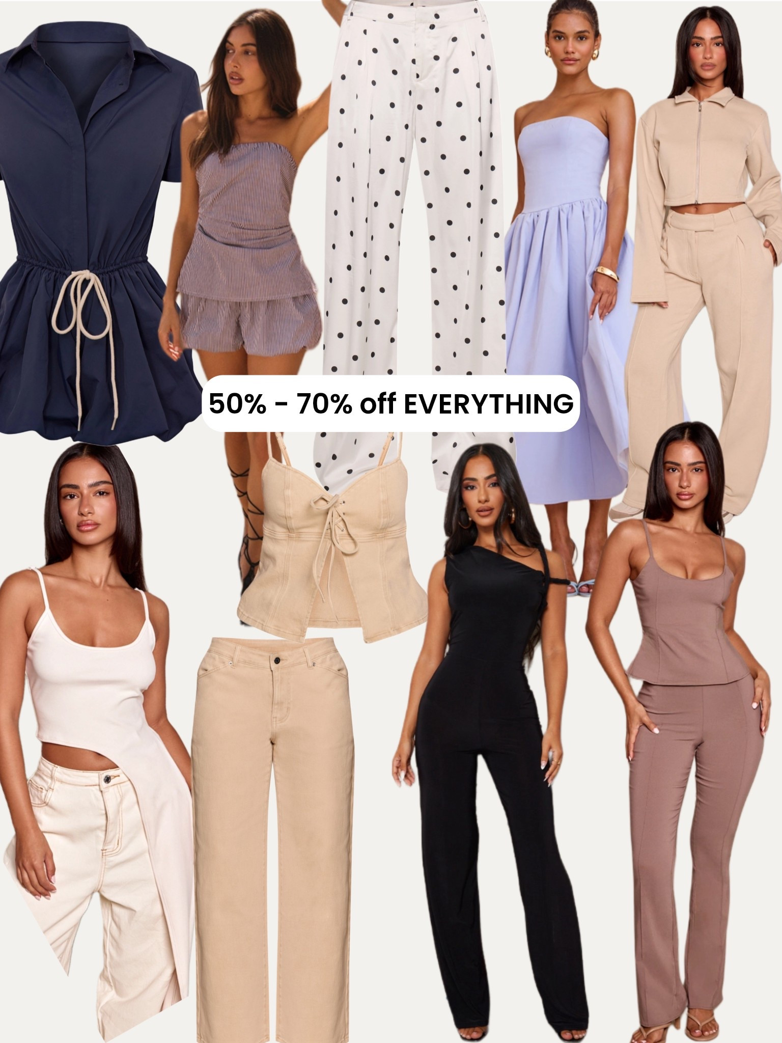 50-70% off EVERYTHING + an extra 20% off with code BONUS20 

I added all of these to cart 🤭 @prettylittlething 

#LTKWorkwear #LTKSaleAlert #LTKootd