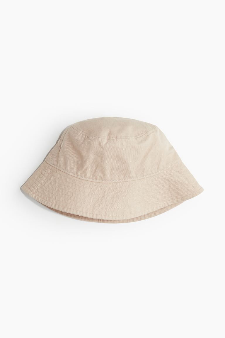 Cotton Bucket Hat - Beige - Ladies | H&M US | H&M (US + CA)