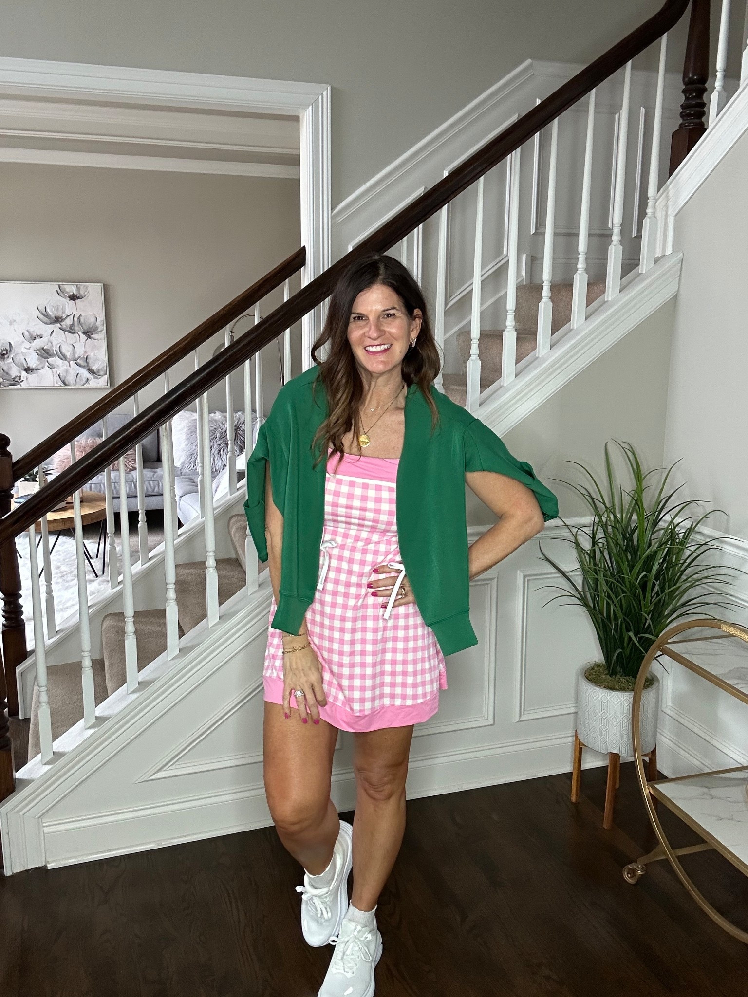 Cutest athletic dress. Has shorts underneath and easy bathroom access. 

Wearing a M in dress  

#LTKActive #LTKspring #LTKOver40