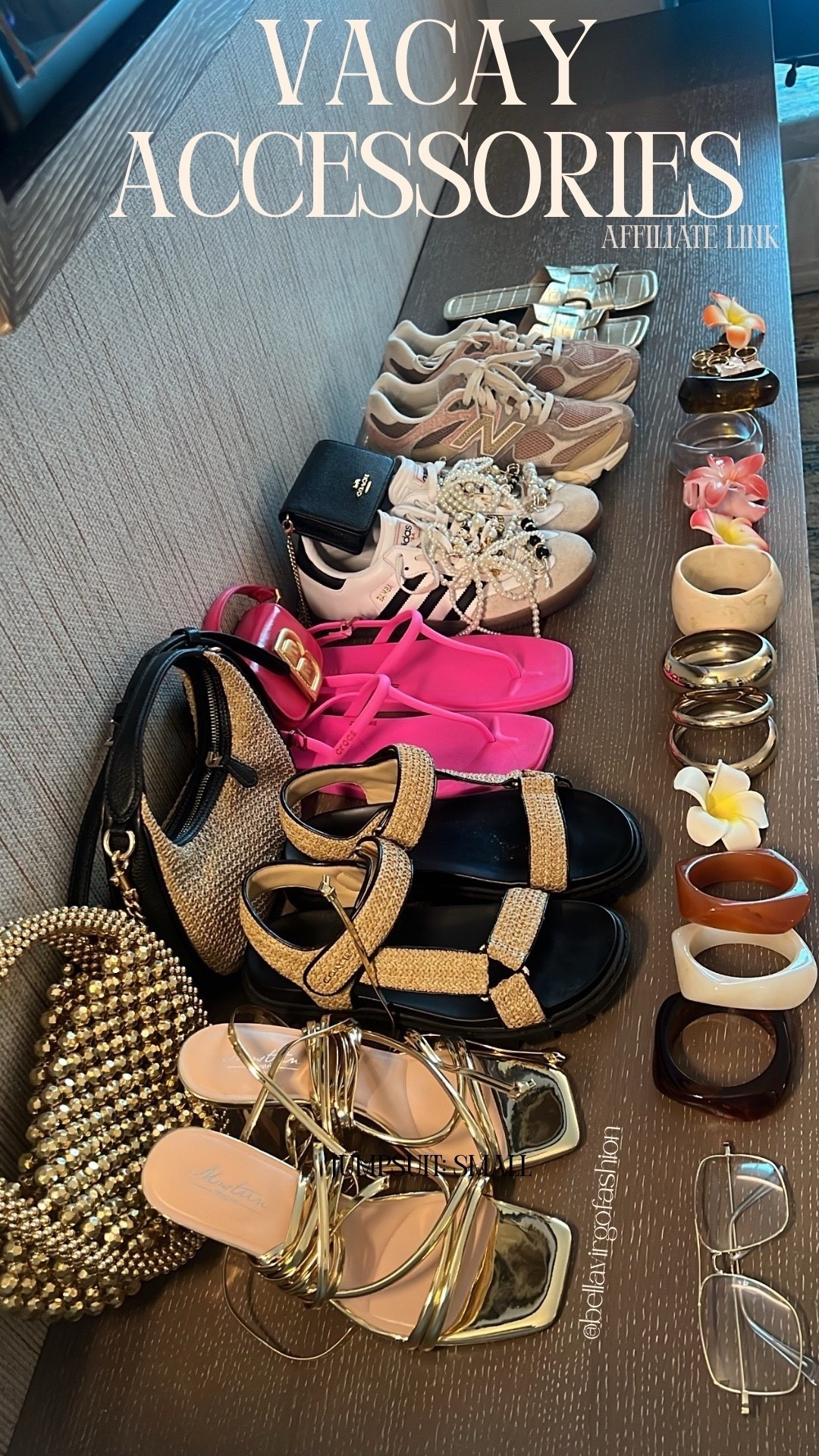 My vacay shoes, purses and accessories rotation! *Pink mini bag is Brandon Blackwood.

#LTKSeasonal #LTKgrwm #LTKootd