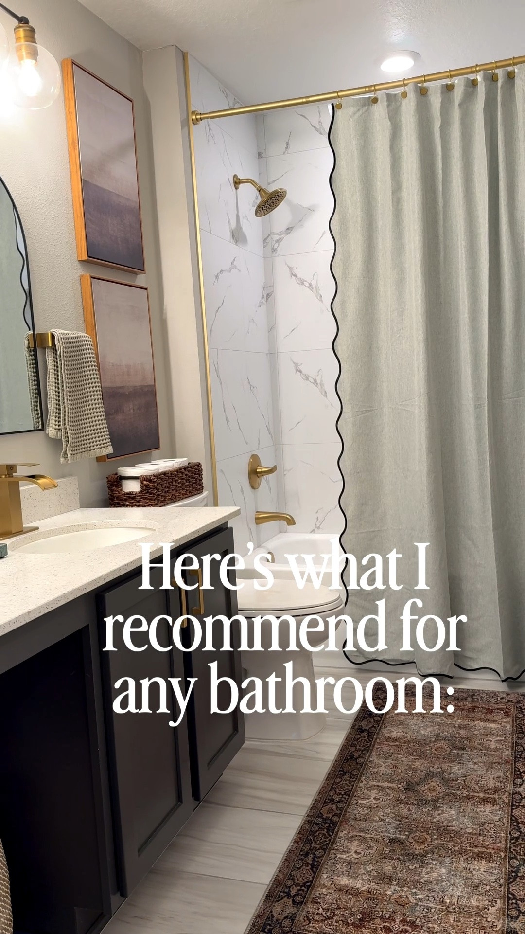 Bathroom finds I would recommend! I recently switched out my rug & shower curtain color and love it! 

Amazon bathroom finds, master bathroom, guest bathroom, Amazon home hacks, easy affordable bathroom upgrades

#LTKHome #LTKSaleAlert