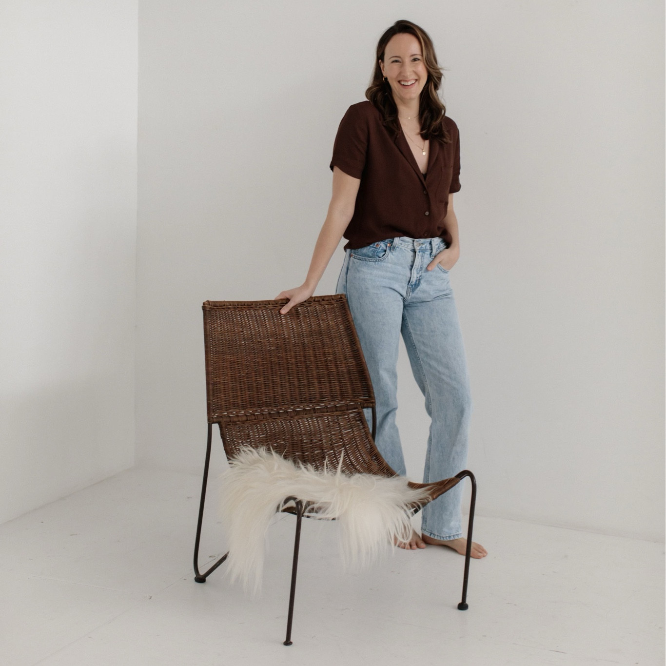 This chair was a prop for a Photoshoot but it was surprisingly comfortable! See links below to similar items you see in this photo 👇🏻 

#LTKhome