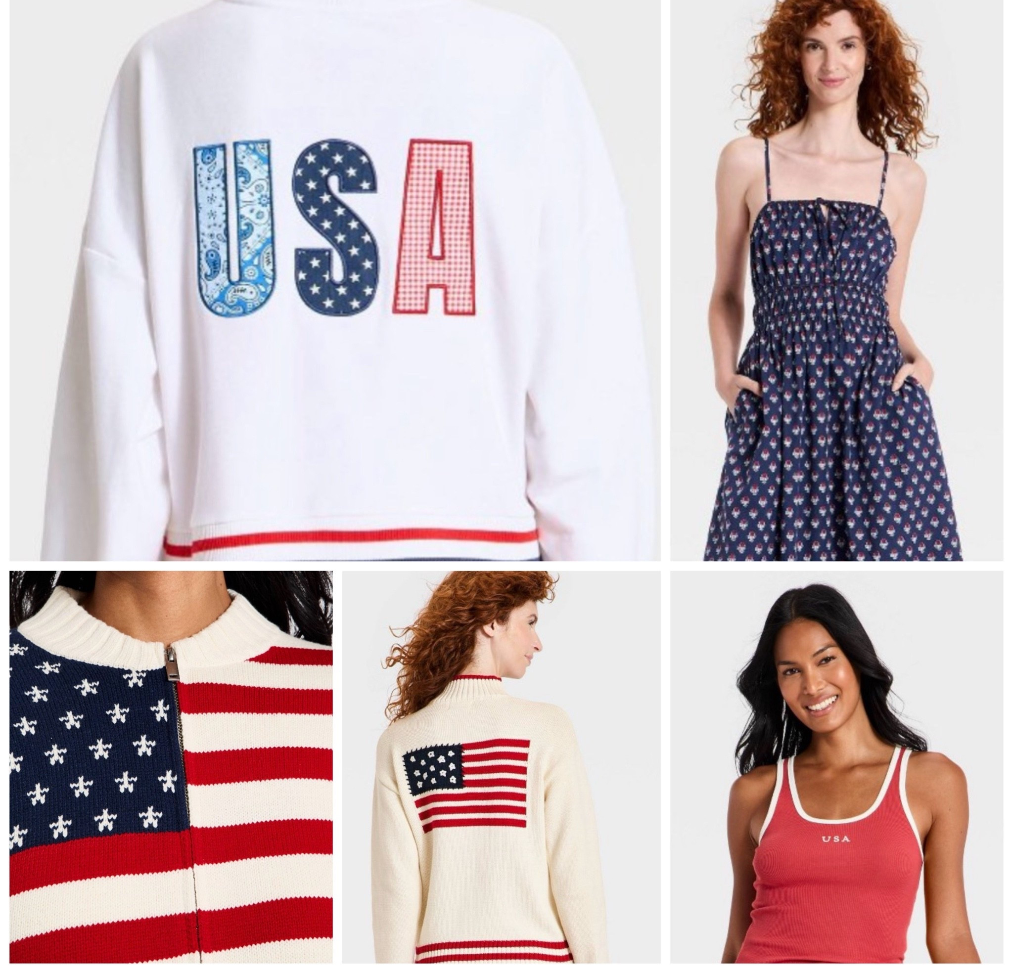 Red white blue