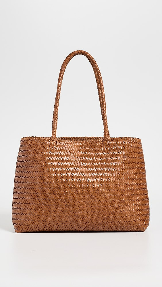 The Handwoven Leather Tote | Shopbop