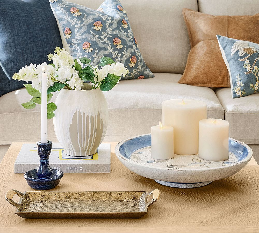 Textured Rustic Tray | Pottery Barn (US)
