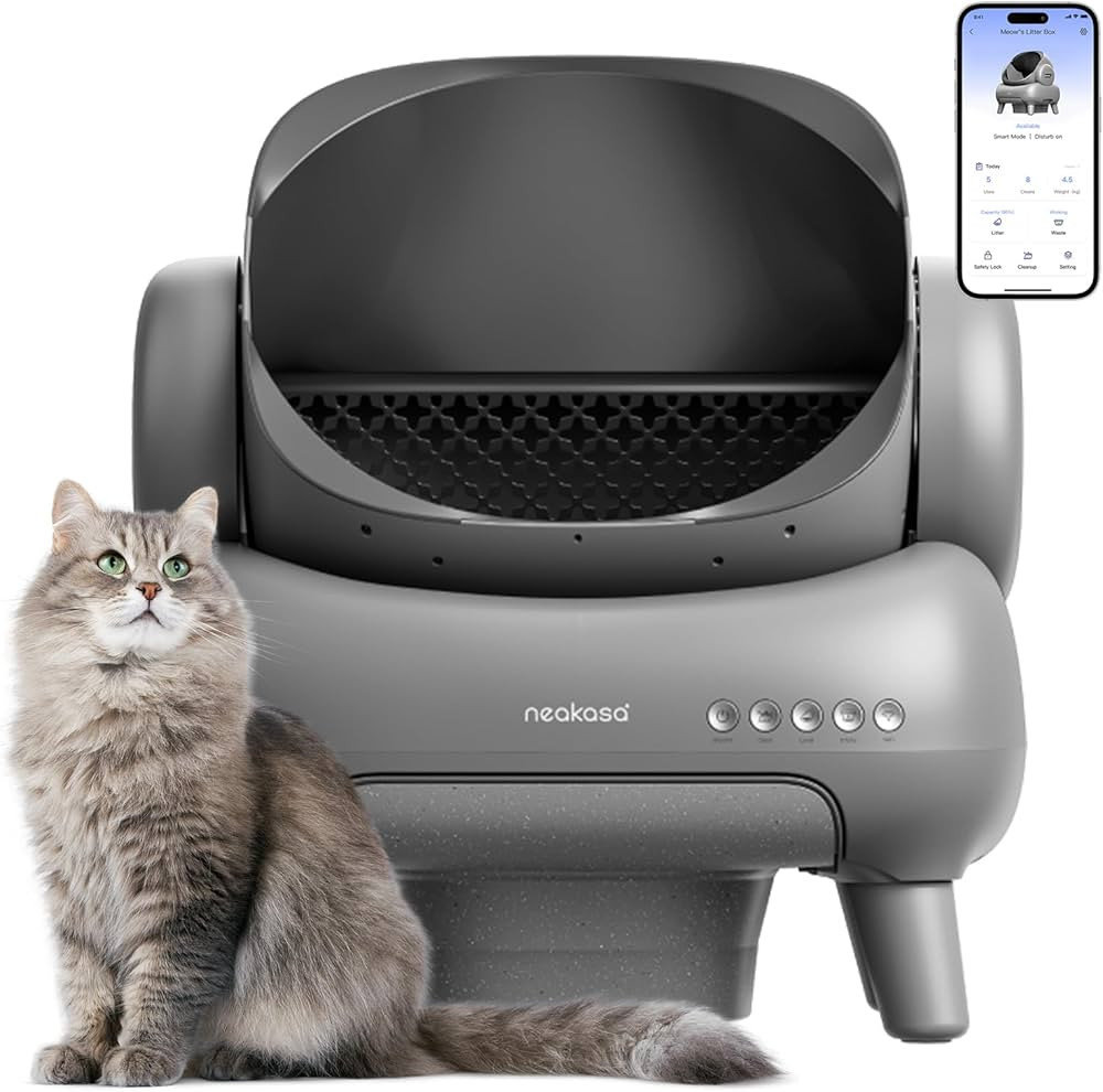 Neakasa M1 Open-Top Self Cleaning Cat Litter Box, Automatic Cat Litter Box with APP Control, Odor... | Amazon (US)
