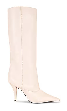 Schutz x REVOLVE Rudy Boot in Pearl Leather & Suede from Revolve.com | Revolve Clothing (Global)