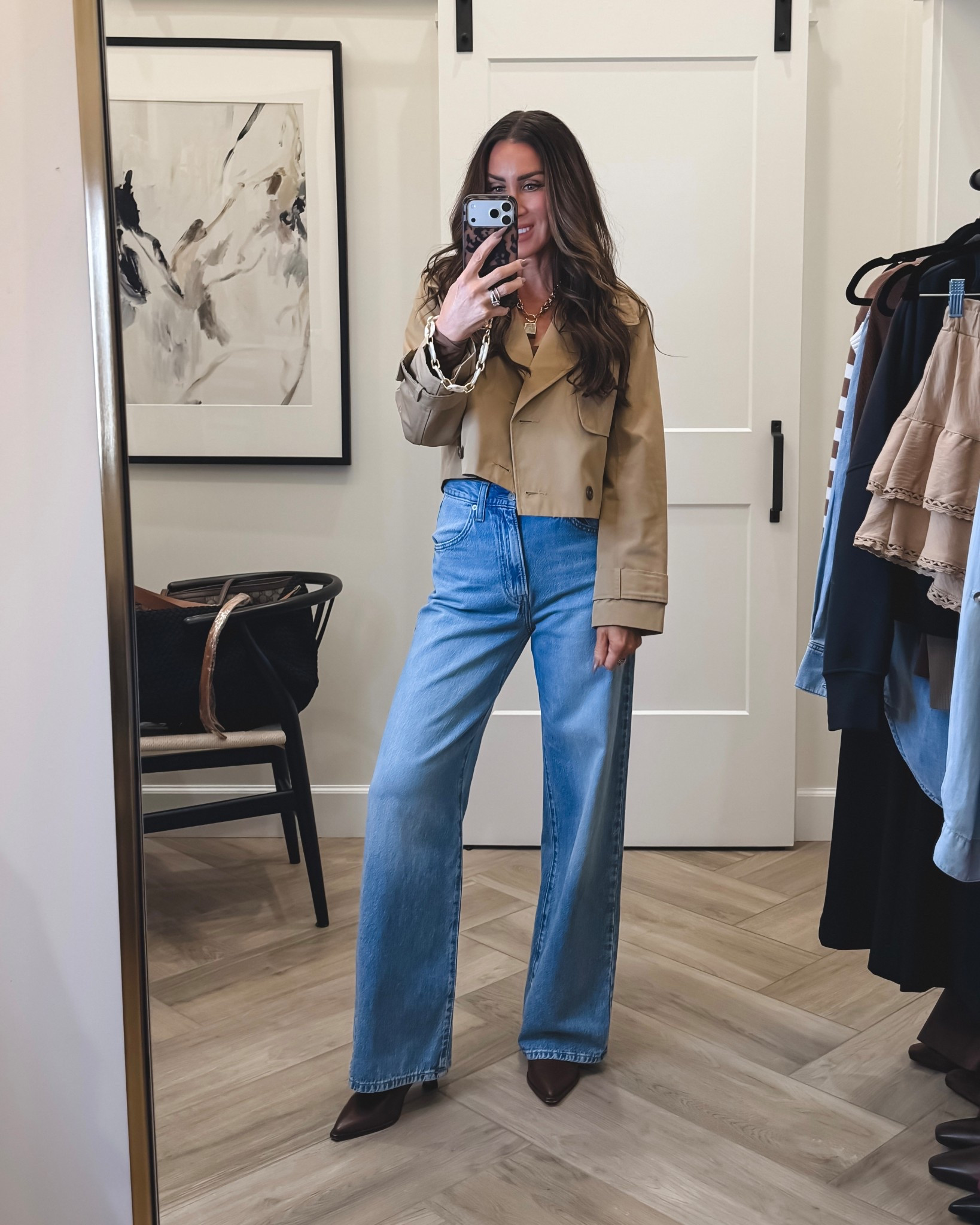 What I wore to book club 
Save on necklace with code KIM15
Bodysuit small
Cropped trench xs
Jeans 25 
This month was The Briar Club and I loved it!!!! Gave it a 5

#LTKdayinmylife #LTKootd #LTKOver40