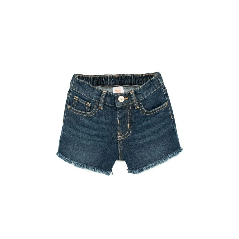 Wonder Nation Toddler Girl Denim Short, Sizes 12M-5T | Walmart (US)