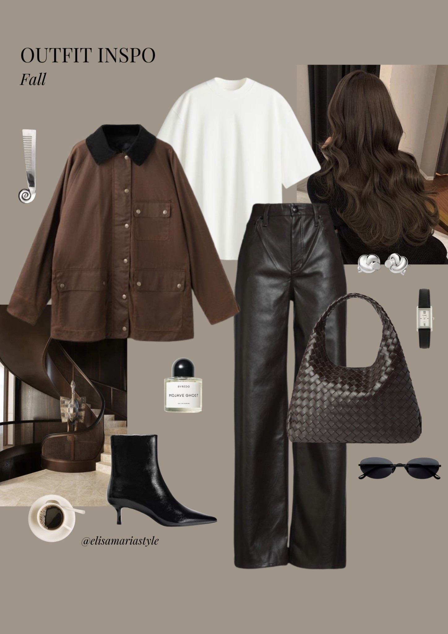 Parka and leather trousers outfit for fall 🤎

#LTKstyletip #LTKbag #LTKautumn