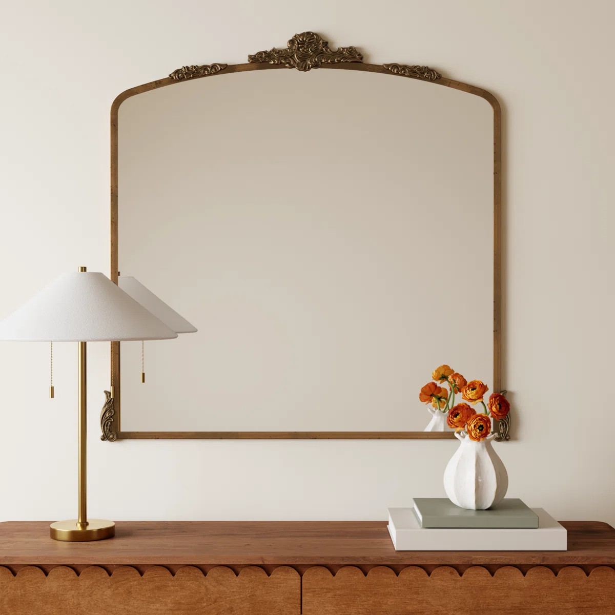 Aticus Metal Arch Mirror | Wayfair North America