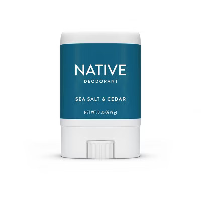 Native Solid Mini Deodorant - Travel Size - Sea Salt & Cedar - 0.35oz | Target