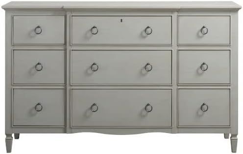 Universal Furniture Summer Hill French Gray Nine-Drawer Dresser | Amazon (US)