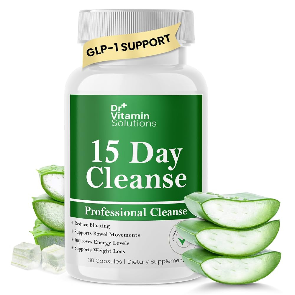 DR VITAMIN SOLUTIONS 15 Day Gut Cleanse Detox for Women, GLP-1 Support - Natural Colon & Detox Cl... | Amazon (US)