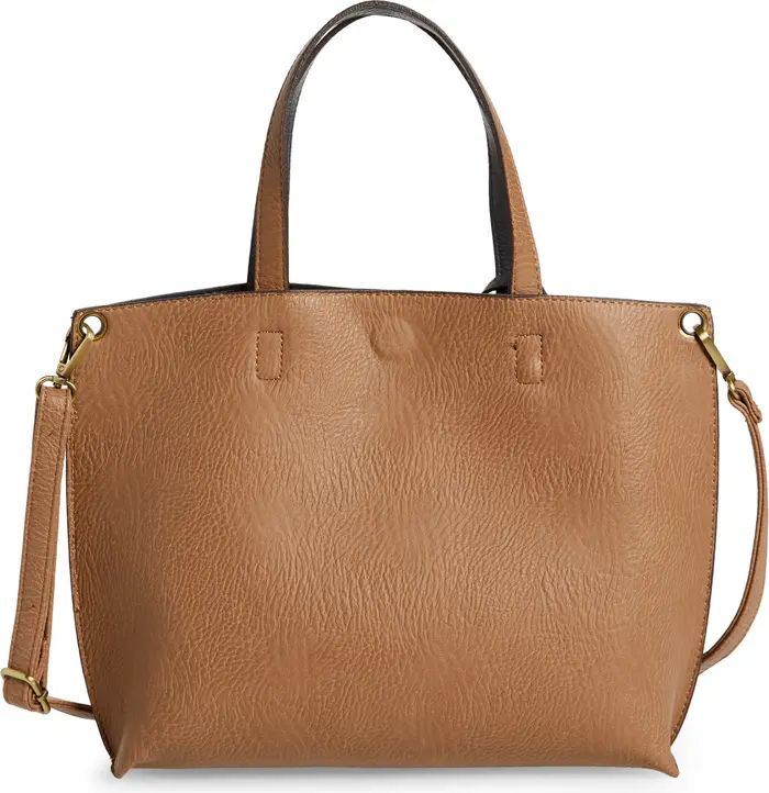 Street Level Mini Reversible Faux Leather Tote & Wristlet | Nordstrom | Nordstrom