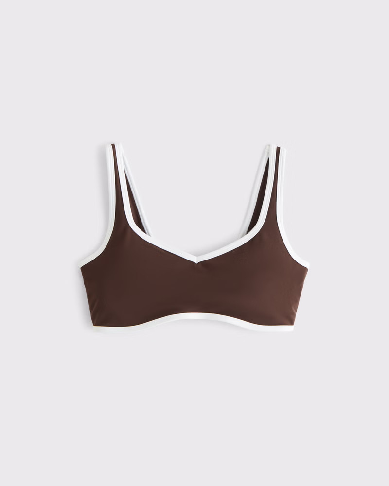 Abercrombie & Fitch Women's YPB studioFLEX Sports Bra in Cocoa - Size XL | Abercrombie & Fitch (US)