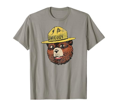Smokey Bear Vintage Smokey Head T-Shirt | Amazon (US)