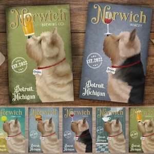 Personalized Doodle Dog Canvas Labradoodle Dog Goldendoodle | Etsy | Etsy (US)