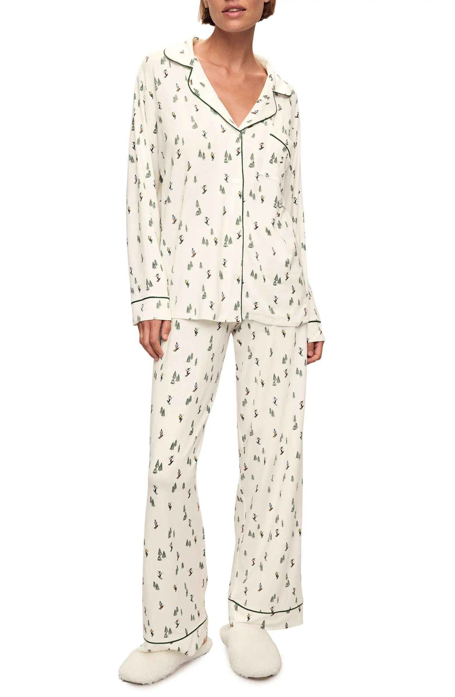 Sleep Chic Jersey Knit Pajamas | Nordstrom