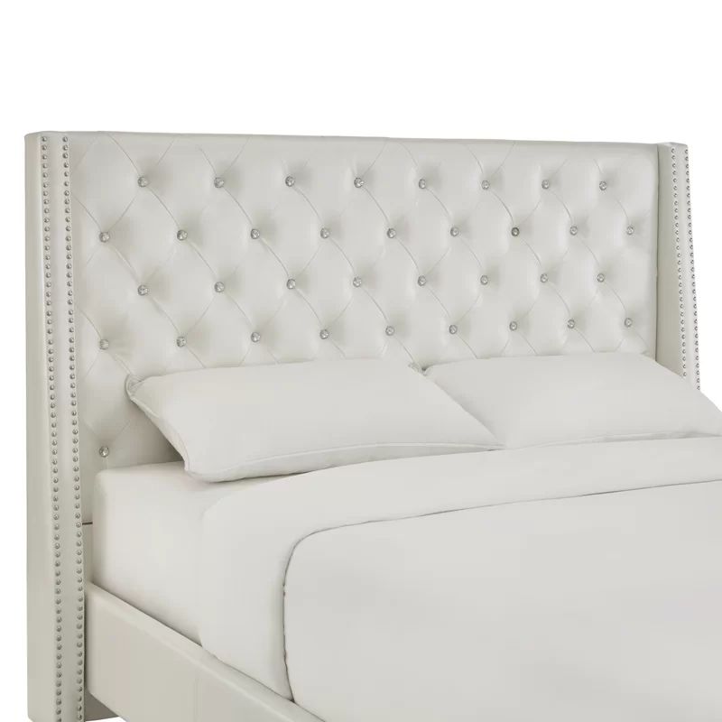 Walthall Tufted Upholstered Low Profile Standard Bed | Wayfair North America