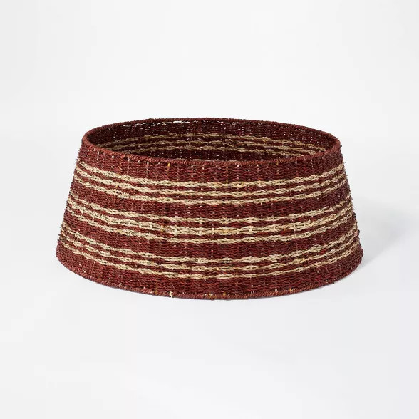 Brown Striped Woven Collar - Threshold™ designed with Studio McGee | Target